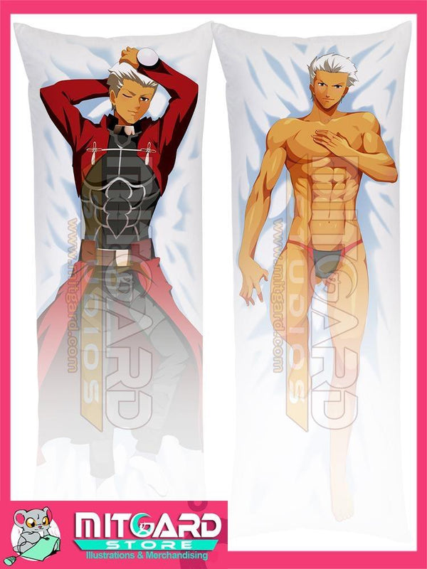 FATE / STAY NIGHT Emiya Archer Body pillow case dakimakura - 50cmx150cm / Peach Skin / 2 Sides Printed - 1